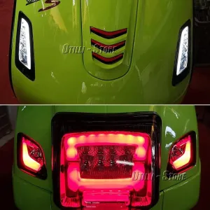 New For Vespa GTS300 GTS 300 GTS250 GTS150 Lamp Motorcycle LED Turn Signal Indicators Light Front&Rear Blinker GTV250 GTV300