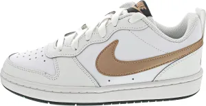 Nike Boy's Court Borough Low 2 (Big Kid) White/Metallic Red Bronze/Summit White 4.5 Big Kid M