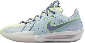 Nike G.T. Cut 3 Basketball Shoes (DV2913-401, Glacier Blue/Bright Mandarin/Ashen Slate) Size 11