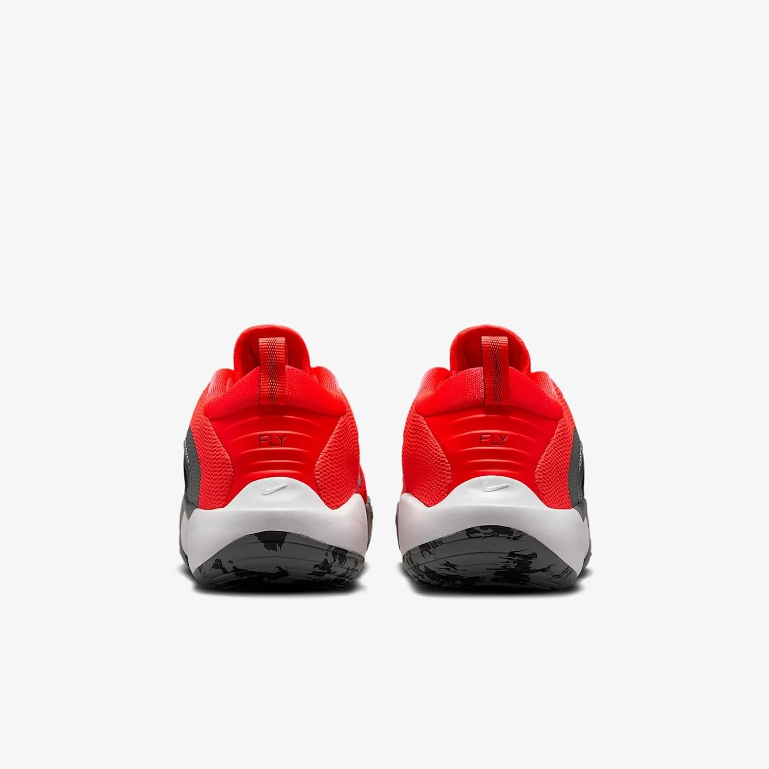 Nike IsoFly Big Kids' Basketball Shoes (FN4384-600, Bright Crimson/Smoke Grey/Black/Team Red)