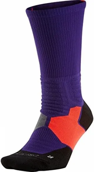 Nike Mens Hyperelite Basketball Crew Court Purple/Bright Crimson/Bright Crimson SM (4-6 Big Kid, Women's Shoe 4-6)