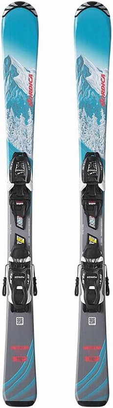 Nordica Junior's Team G (110-140) All-Mountain Flexible Maneuverable Skis with J7.0 FDT Bindings | Winter Sports