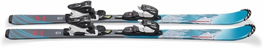 Nordica Junior's Team G (110-140) All-Mountain Flexible Maneuverable Skis with J7.0 FDT Bindings | Winter Sports