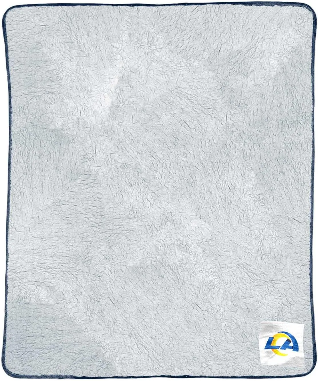 NORTHWEST NFL Silk Touch Sherpa Throw Blanket - Soft & Fluffy - Great for Gamedays - 60" x 50" - Experience Ultimate Comfort (Los Angeles Rams - Blue)