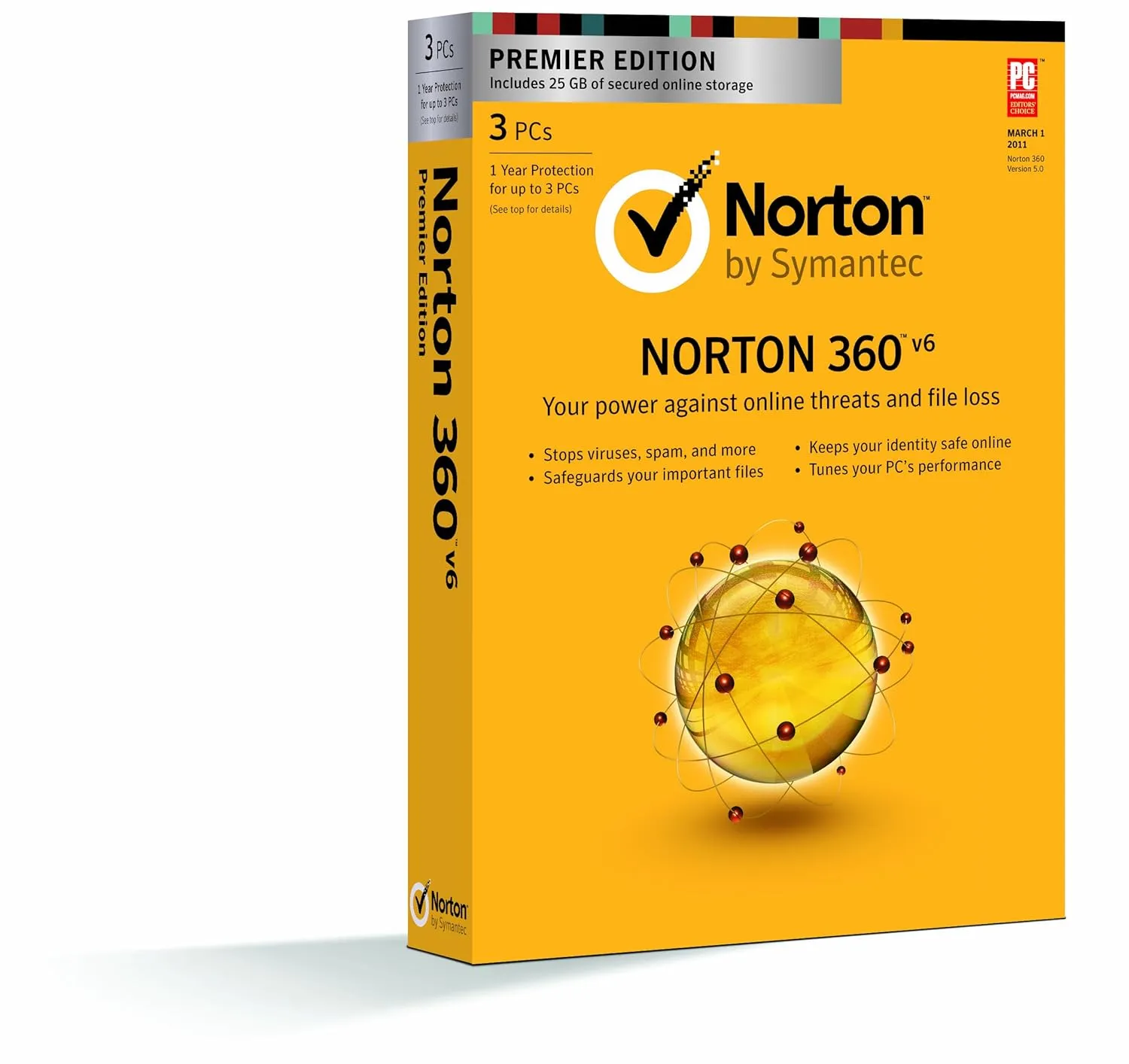 Norton 360 6.0 Premier 1 User / 3 PC [Old Version]