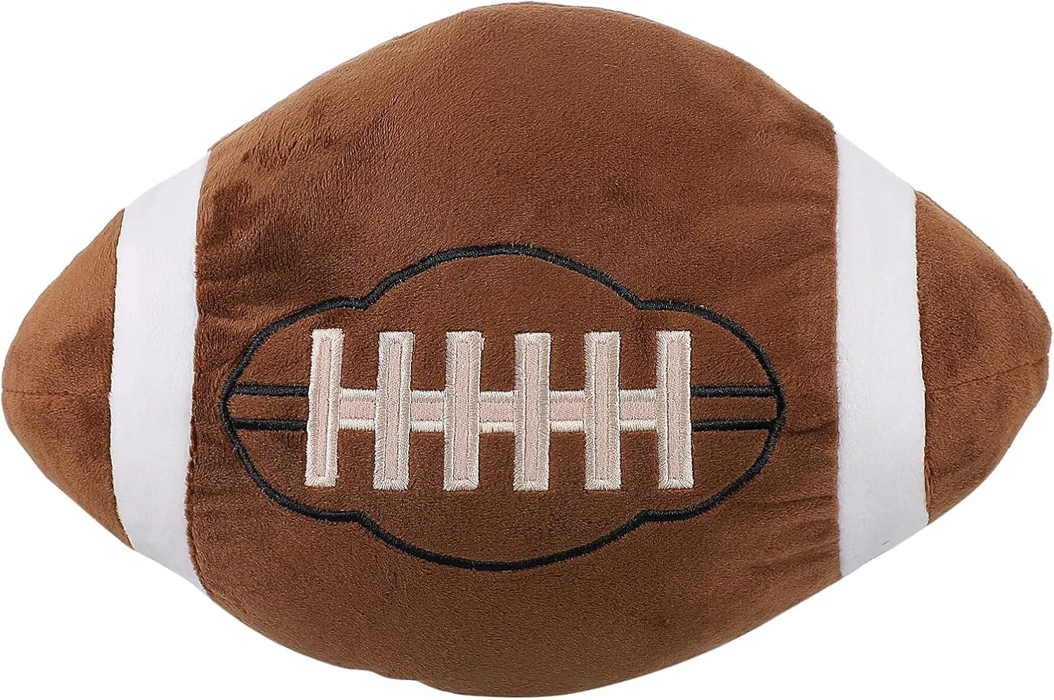 NUOBESTY Plush Sports Balls Fluffy Stuffed Rugby Plush Pillow Soft Back Cushion for Kids Fans Birthday Gift Home Sofa Bed Decor Baseball Pillow Car Seat Cushion