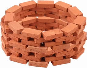 NUOBESTY Mini Toys Miniature Toys Mini Bricks 150pcs Miniature Bricks Landscaping Accessories DIY Fake Bricks for Sand Box Miniture House Furniture Miniture House Furniture Miniatures
