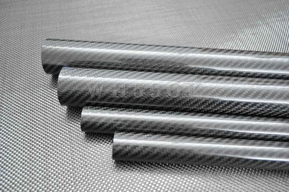 OD 26mm - ID 22mm Langth 500mm Glossy 100% Full Carbon Composite Material/ 3k Carbon Fiber Tubes/Pipes. Quadcopter Hexacopter. RC Plane/RC DIY Helicopter. (1pcs 26x22x500mm Glossy)