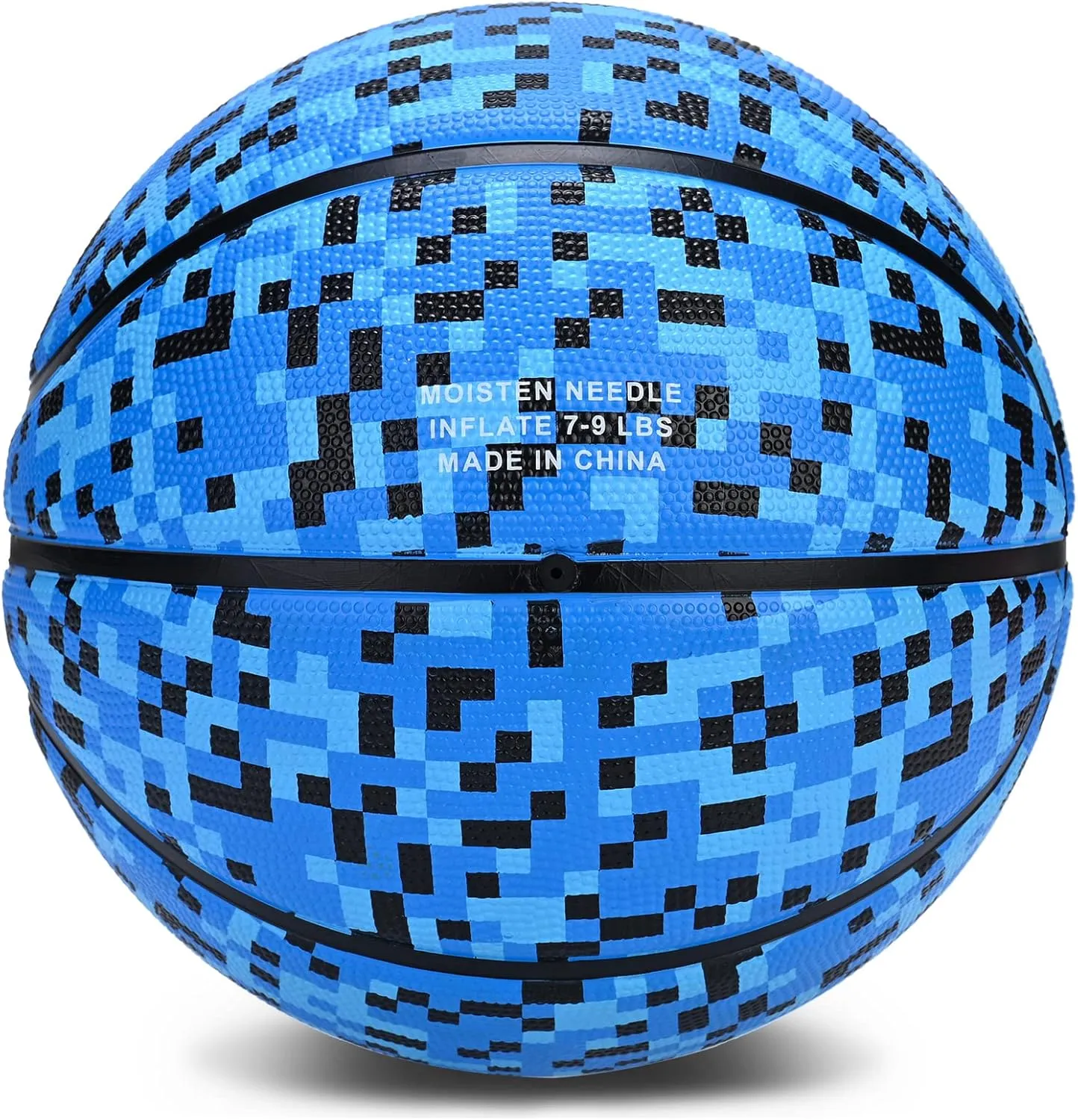 Official Rubber Basketball Outdoor Indoor Mens Basketball Ball Size 3/4/5/6/7 for Kids Youth Teen Boys and Girls Gift Ideas(Without Pump)