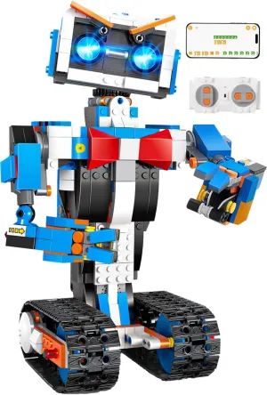OKK Robot Kit, STEM Toys for Kids 8-12, APP & Remote Control, DIY Engineering Educational Coding Robotics, Programmable Building Sets Gifts for Boys Girls