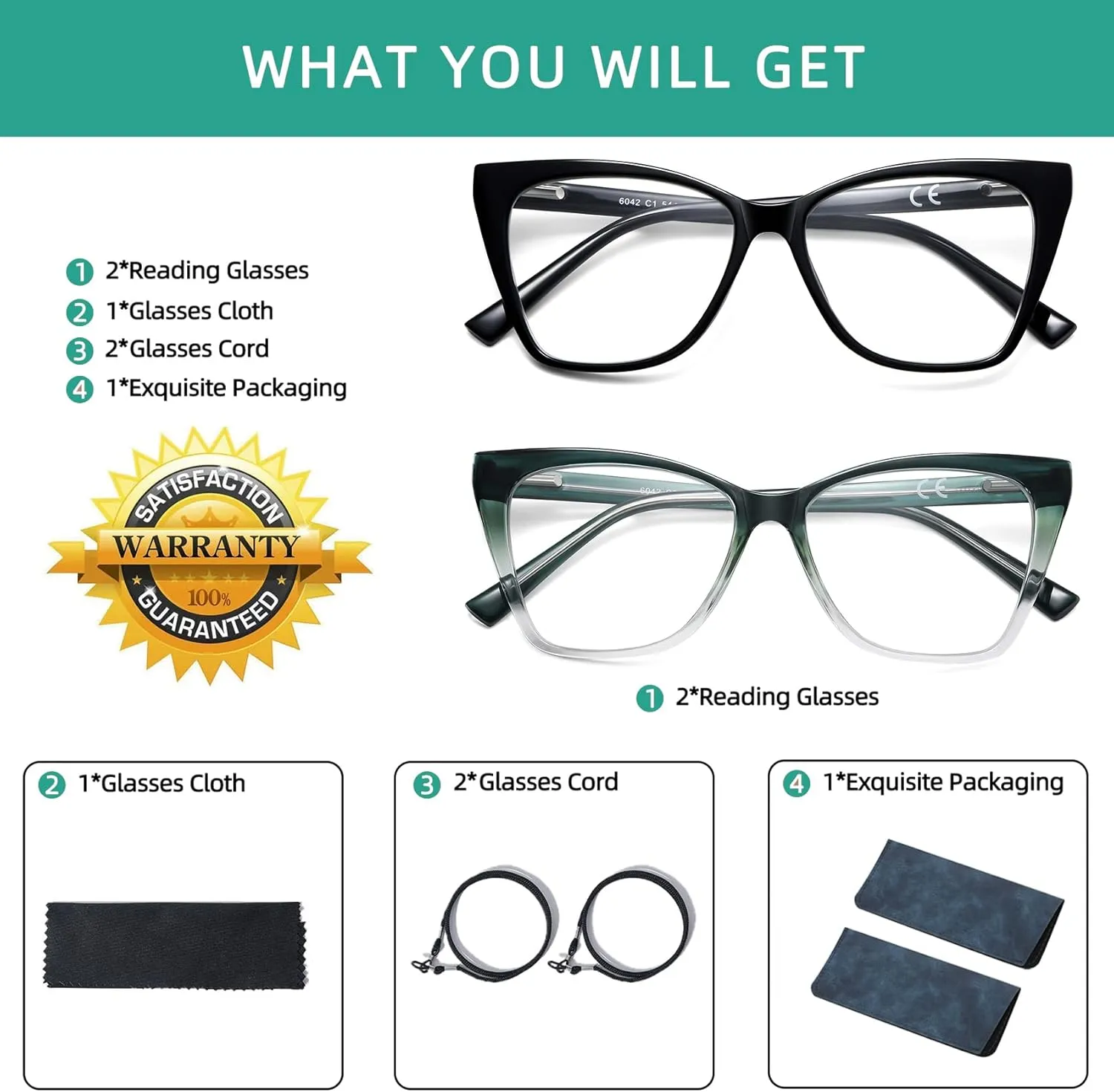 Oversized Reading Glasses Women Cat Eye Photochromic Computer Reader Stylish Ladies Designer Fashion Big Unbreakable Eyewear
