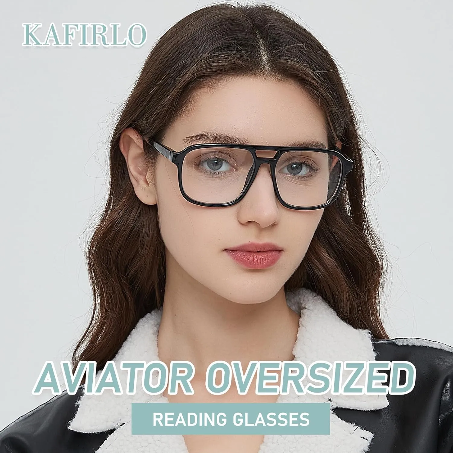 Oversized Reading Glasses Women Oprah Style Blue Light Blocking Computer Readers Designer Ladies Large Frame Square