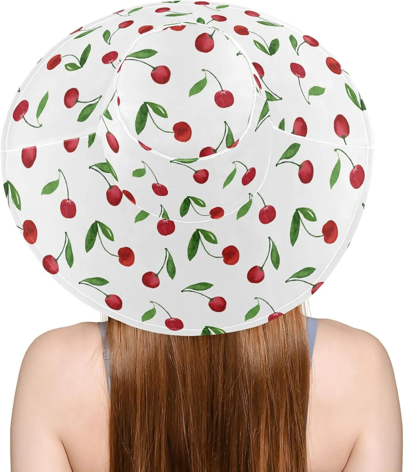 Pfrewn Women's Summer Wide Brim Sun Hats Waterproof Foldable Sun UV Protection Hat Gardening Hat for Garden