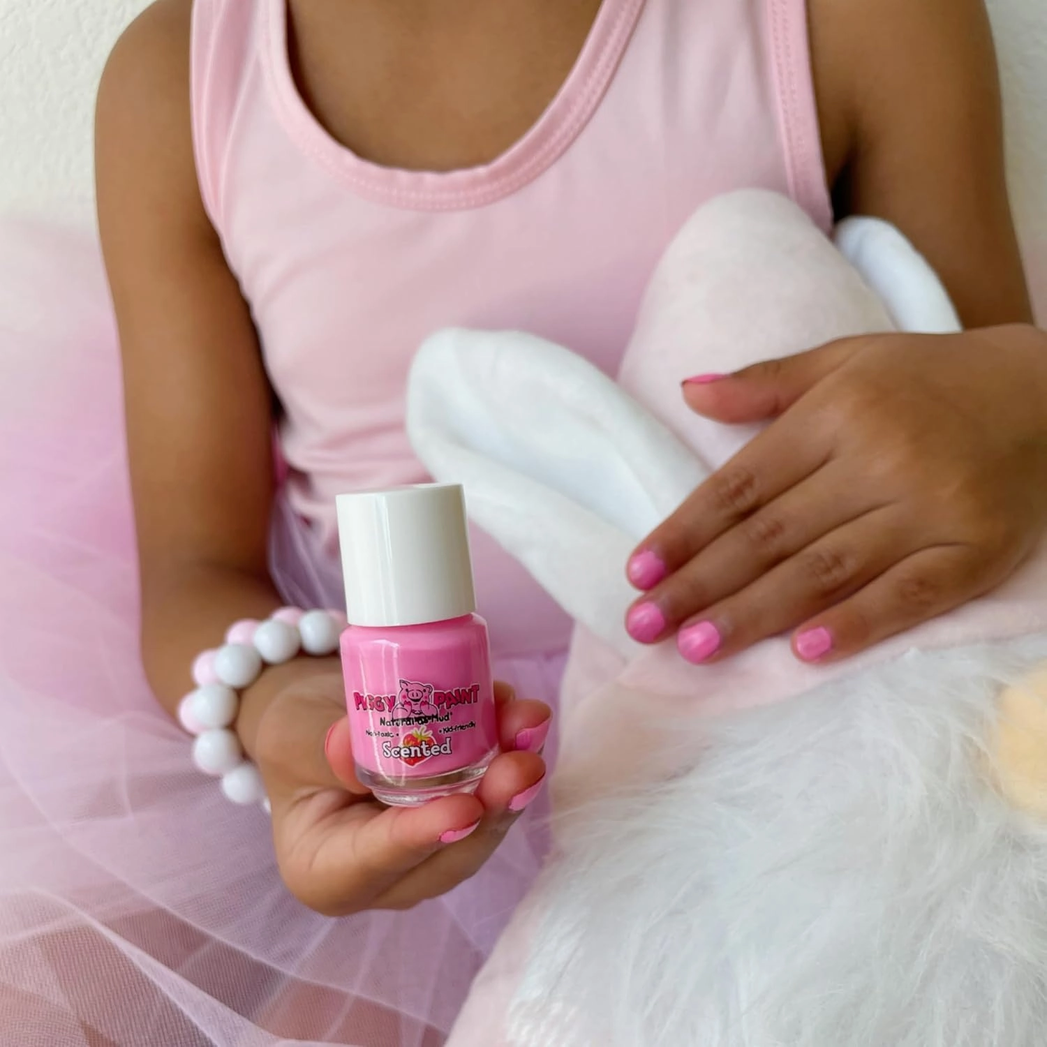 Piggy Paint | 100% Non-Toxic Girls Nail Polish | Safe, Cruelty-free, Vegan, & Scented for Kids | Scented Fruit Fairy (4 Pack Kit)