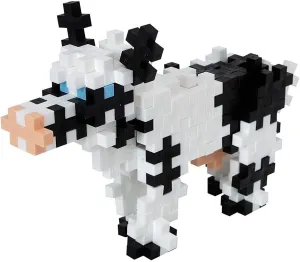 Plus-Plus 300.4118 Cow 100 pcs Tube Building Bricks, Mixed, Standard