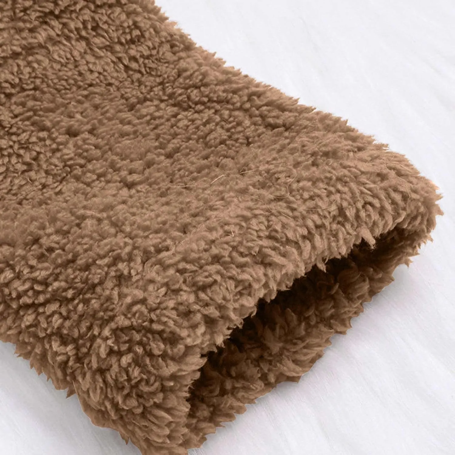Plus Size Sherpa Tops For Women Casual Loose Button Down Hooded Fuzzy Fleece Jackets Warm Winter Loungewear