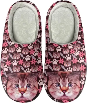 Plush Warm Slippers for Women Men Cosy Slippers Full Toe for Winter Soft House Shoes Indoor Outdoor Slippers