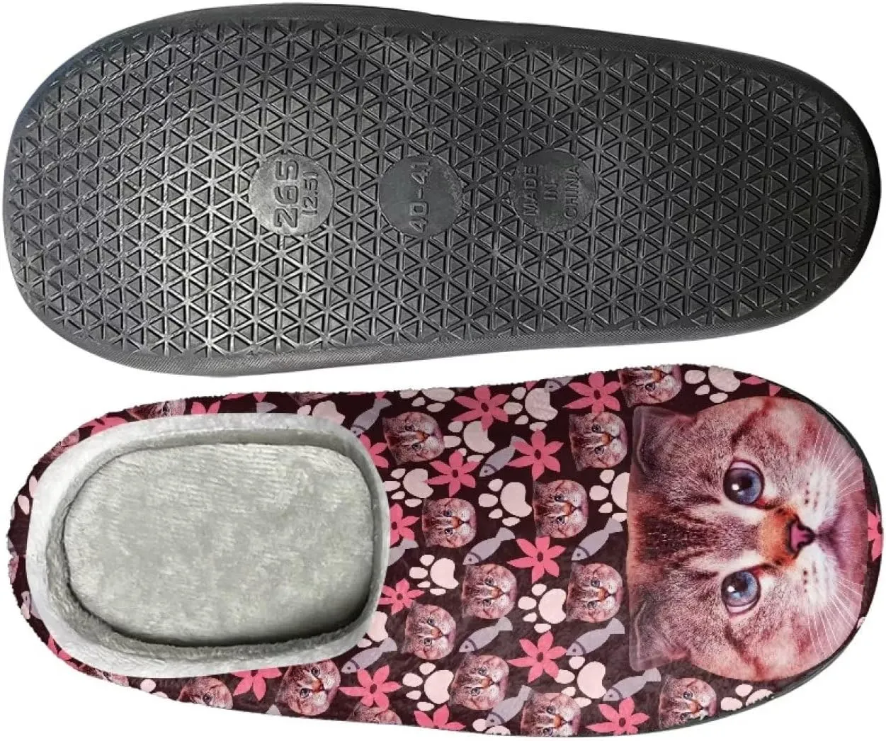 Plush Warm Slippers for Women Men Cosy Slippers Full Toe for Winter Soft House Shoes Indoor Outdoor Slippers