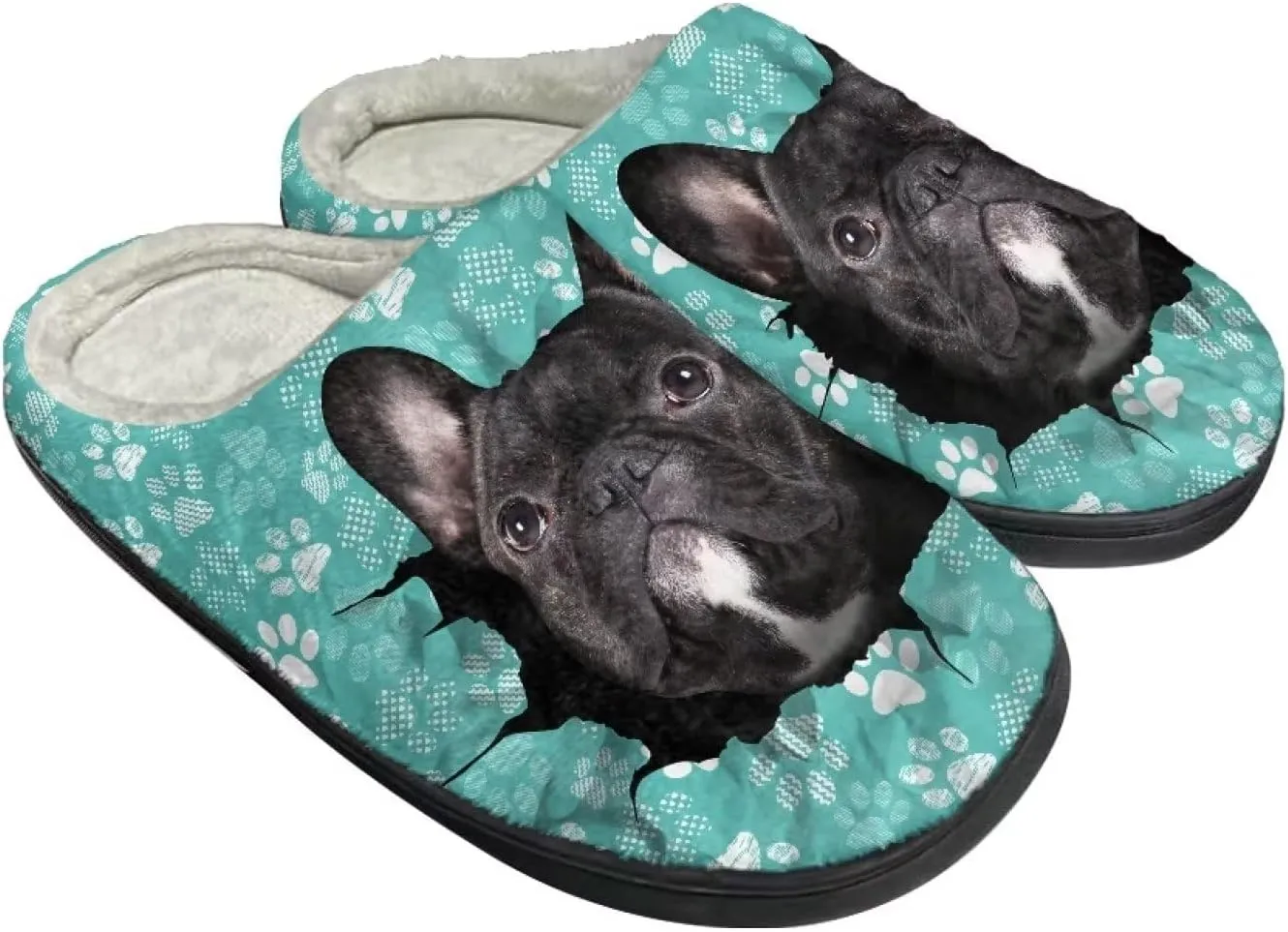 Plush Warm Slippers for Women Men Cosy Slippers Full Toe for Winter Soft House Shoes Indoor Outdoor Slippers