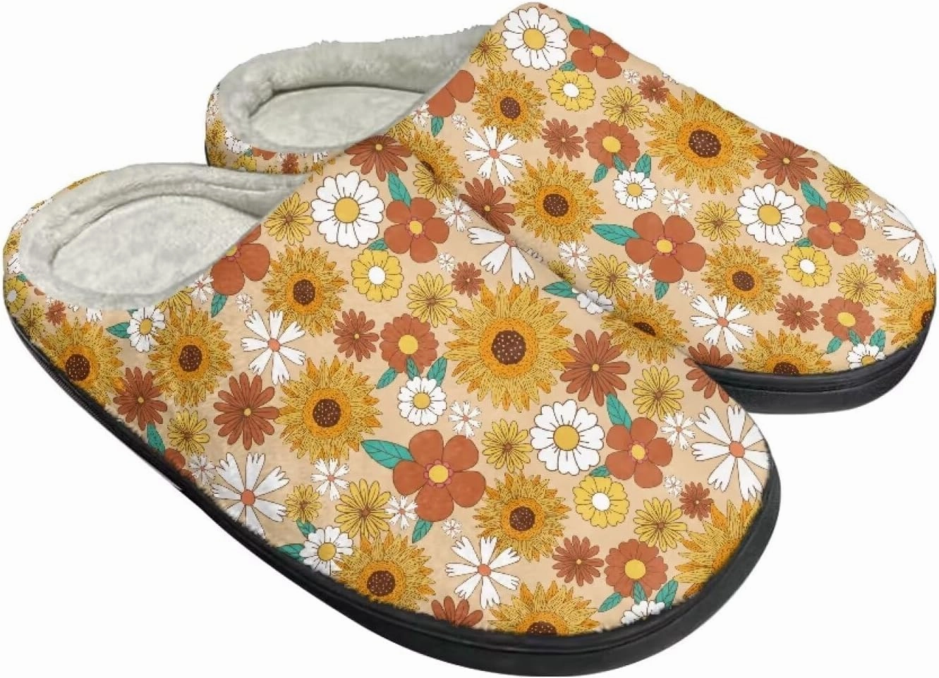 Plush Warm Slippers for Women Men Cosy Slippers Full Toe for Winter Soft House Shoes Indoor Outdoor Slippers