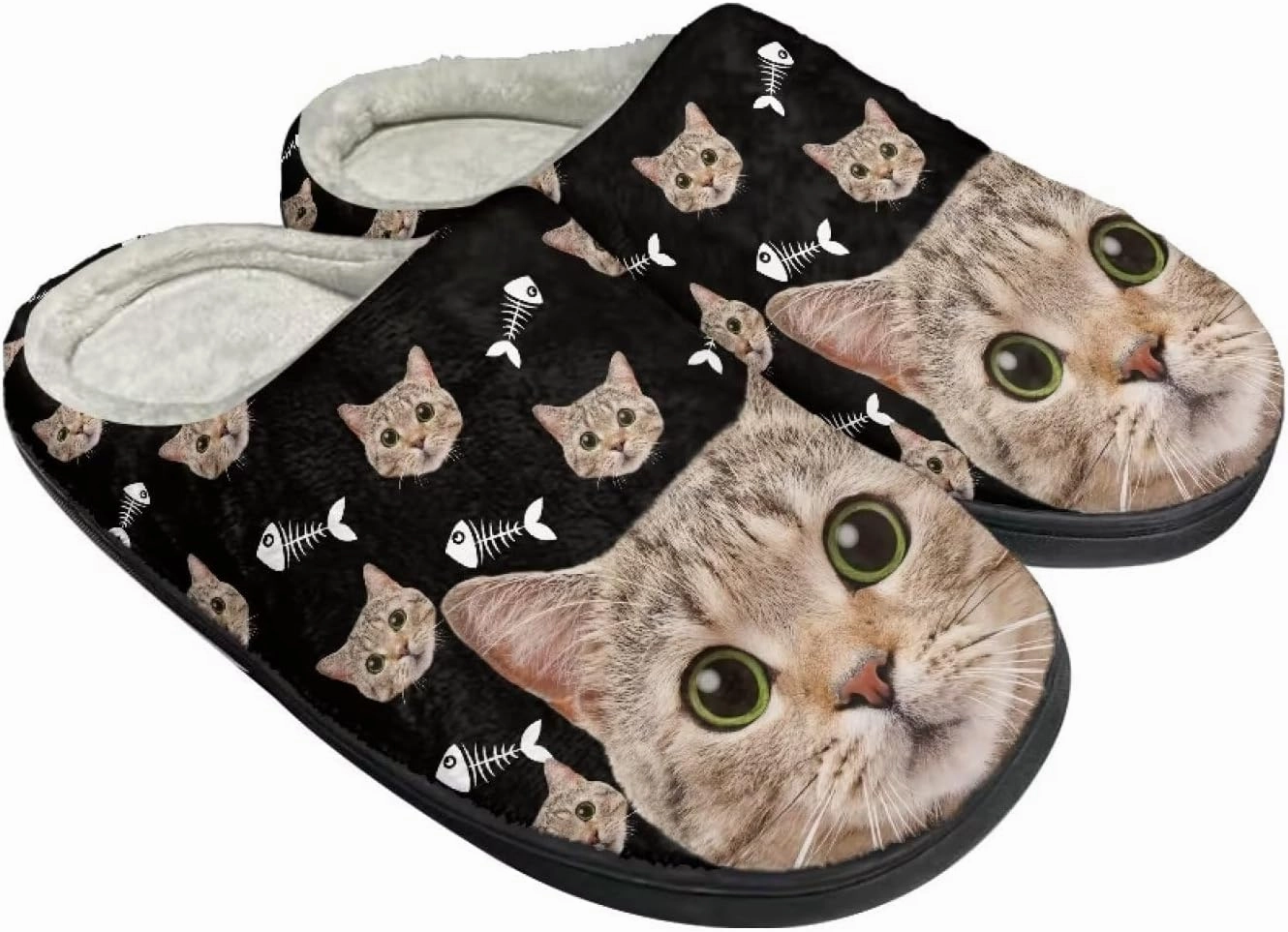 Plush Warm Slippers for Women Men Cosy Slippers Full Toe for Winter Soft House Shoes Indoor Outdoor Slippers
