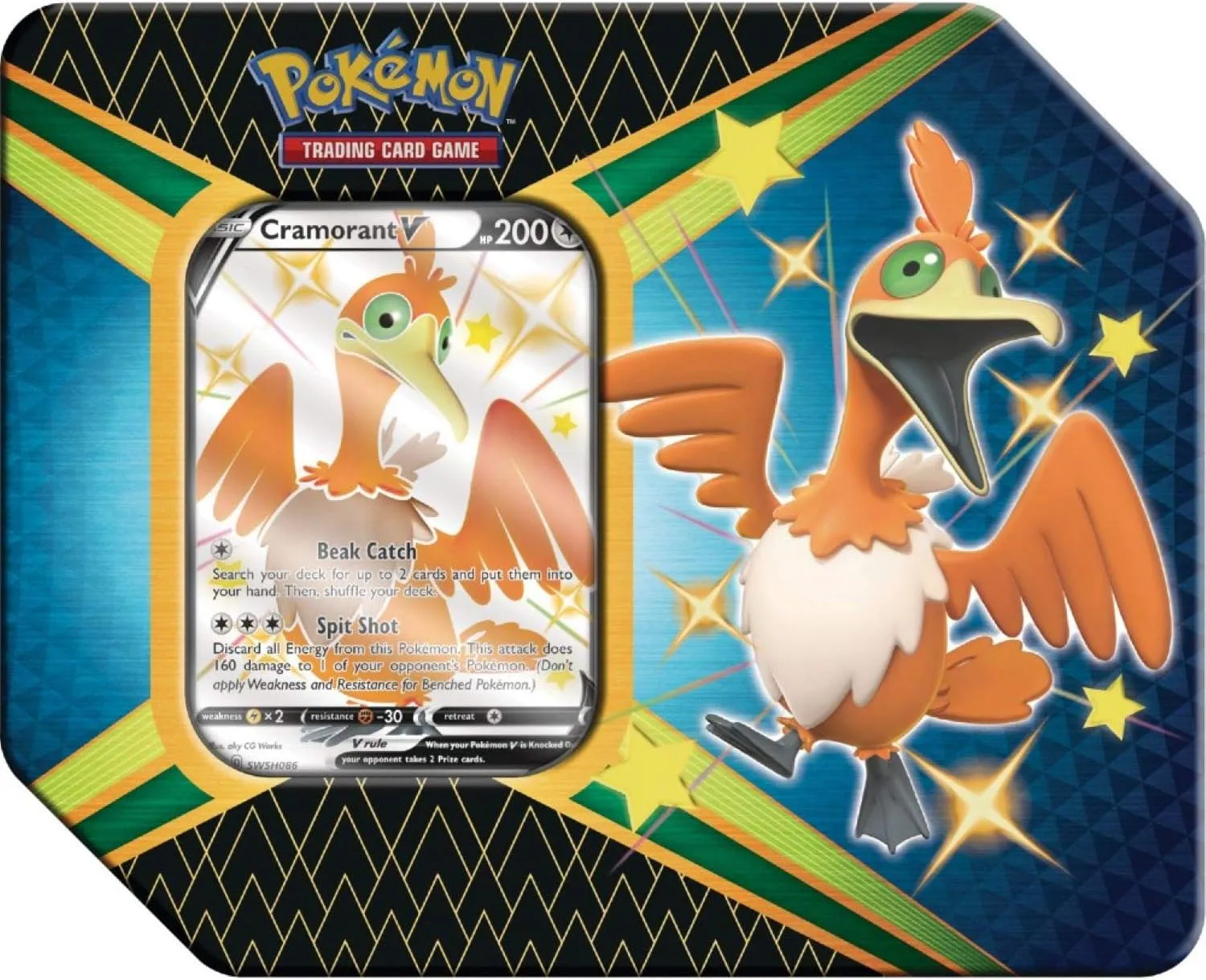 Pokemon SAS4.5 Tin - Cramorant V