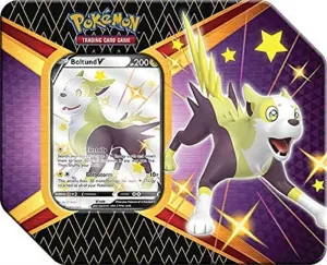 Pokémon TCG - Shining Fates - V Tin - Eldegoss V, Boltund V or Cramorant V (one at Random)
