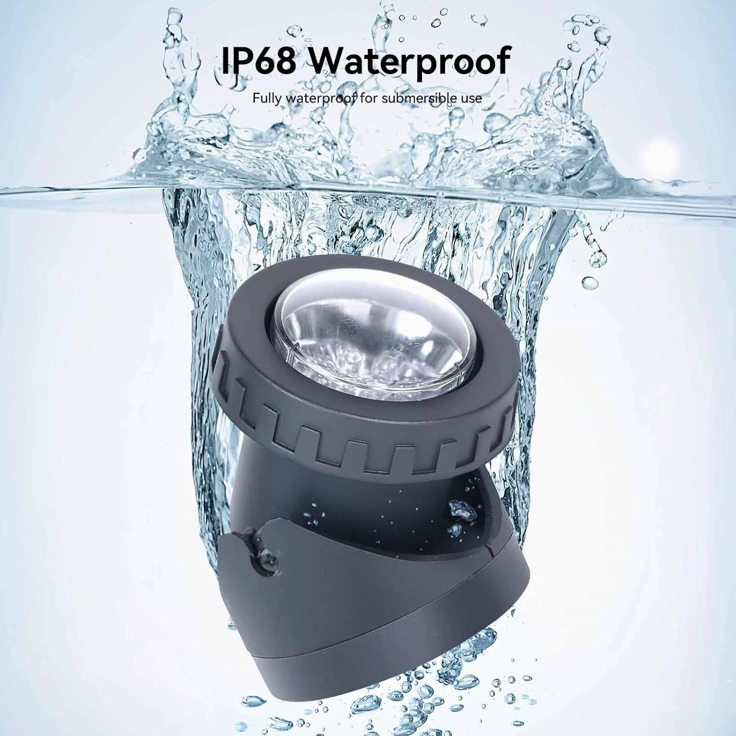 Pond Lights Underwater LED RGB Colored Fountain Lights IP68 Waterproof Spotlight Timing Adjustable Submersible Spot Lights for Fish Pond Garden Lawn Yard Waterfall (Set of 3)