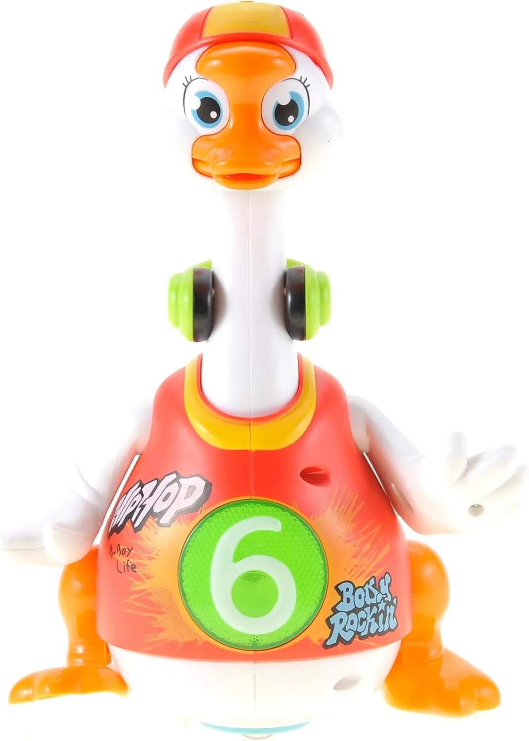 PowerTRC Baby Toy Dance Musical Duck Toy - Walking Goose Singing Dancing Toys for Toddlers 1-3 Hip-Hop Cool Birthday Toy