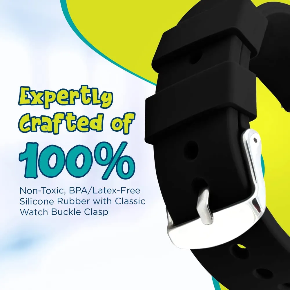 Premium Potty Training Watch - Toilet Training Timer - Rechargeable Water Resistant Digital Watch Reminder to Go Potty Vibrates and Plays Music Keeps Your Child Entertained at Potty Time