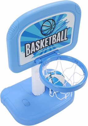 Premium Plastic Swimming Pool Basketball Hoop with Bright Colors, Interactive Toy Set for Kids Poolside Basketball Hoop