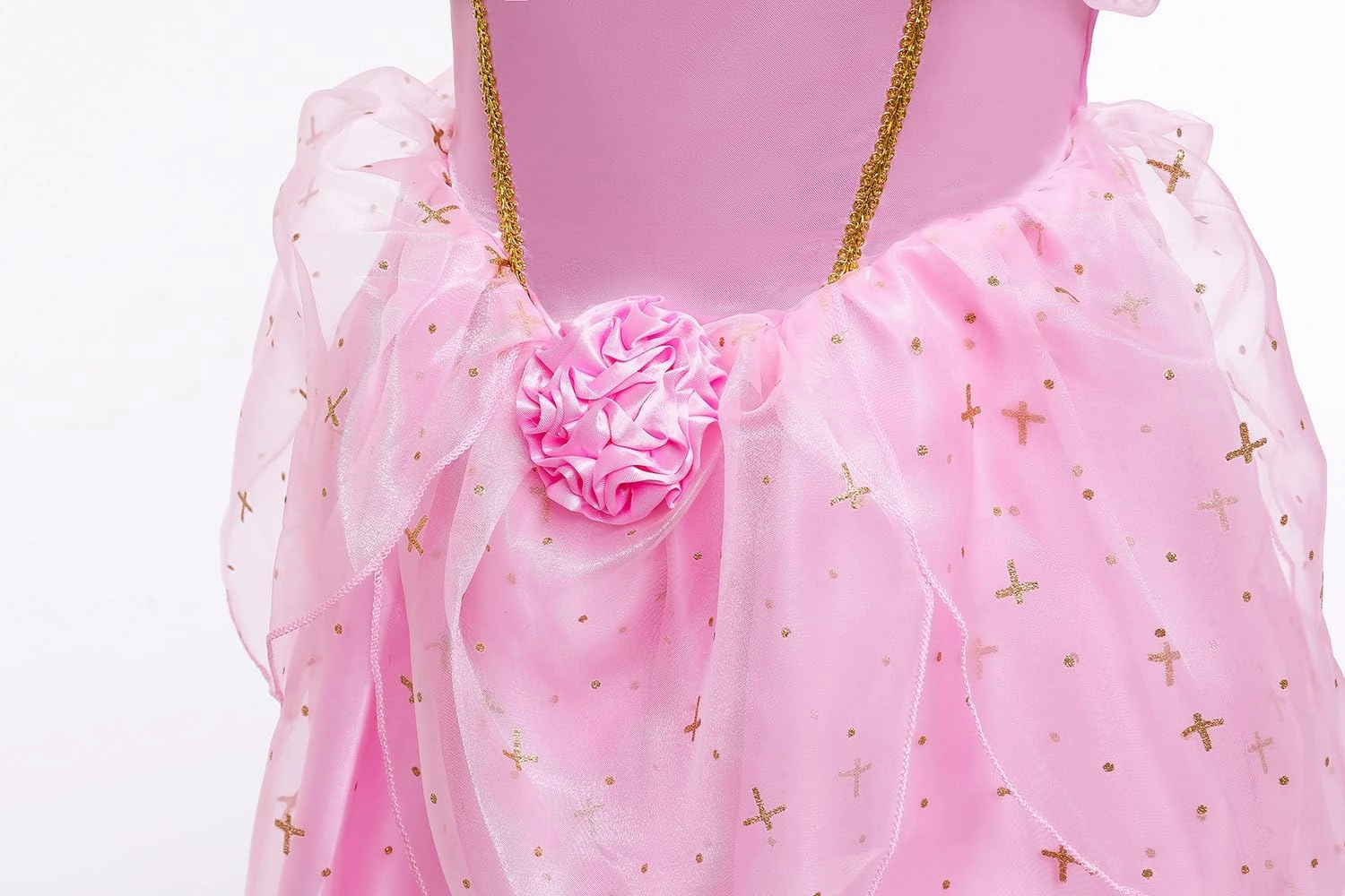 Princess Costume for Girls Birthday Party Outfit Halloween Cosplay Dress up with Accessories for 2T-12