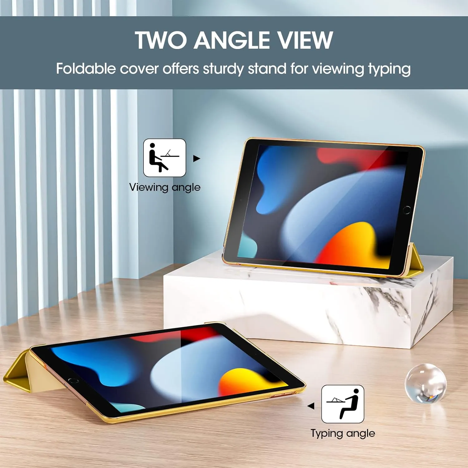 ProCase for iPad 9th Generation 2021/ iPad 8th Generation 2020/ iPad 7th Generation 2019 Case, 10.2 iPad Case iPad Cover 9th Generation -Antiquemoss