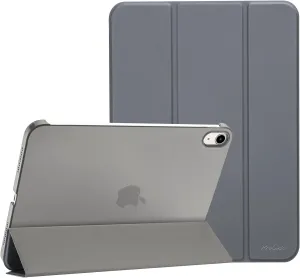 ProCase for iPad (A16) 11th Generation 11 Inch 2025/ iPad 10th Generation 10.9 Inch 2022 Case, Slim Smart Cover with Translucent Hard Shell Back, Supports Touch ID, Auto Wake/Sleep -Grey