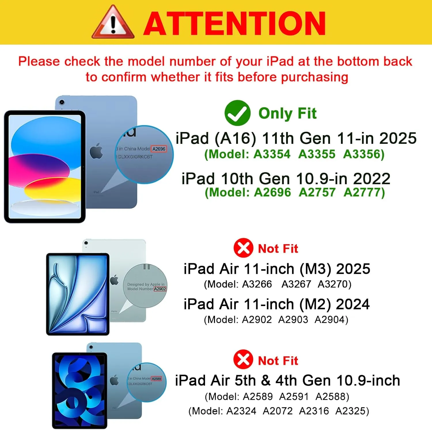 ProCase for iPad (A16) 11th Generation 11 Inch 2025/ iPad 10th Generation 10.9 Inch 2022 Case, Slim Smart Cover with Translucent Hard Shell Back, Supports Touch ID, Auto Wake/Sleep -Grey