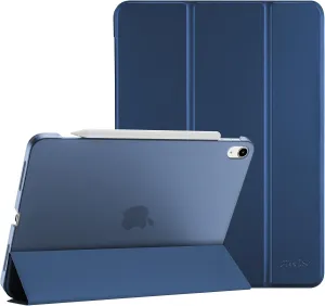 ProCase Smart Case for iPad Air 11-inch M3 M2 2025 2024/10.9 Air 5th 4th Generation 2022 2020, Protective Cover for Air 5 4 -Darkblue