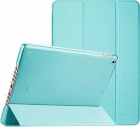ProCase for iPad 9th Generation 2021/ iPad 8th Generation 2020/ iPad 7th Generation 2019 Case, 10.2 iPad Case iPad Cover 9th Generation -Aqua