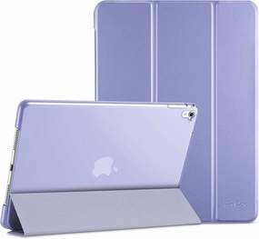 ProCase Smart Case for iPad Pro 9.7 Inch 2016, Ultra Slim Lightweight Stand Smart Case Shell with Translucent Frosted Back Cover for iPad Pro 9.7 Inch (A1673 A1674 A1675) -Lightpurple