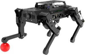 PuppyPi Robot Dog with Raspberry Pi 5 ROS Programmable Bionic Quadruped Smart Robotics Dog Kit Open Source AI Vision PC/APP/Remove Control, STEM Coding Robot Gift for Adults, Advance Kit & RPi 5 8GB