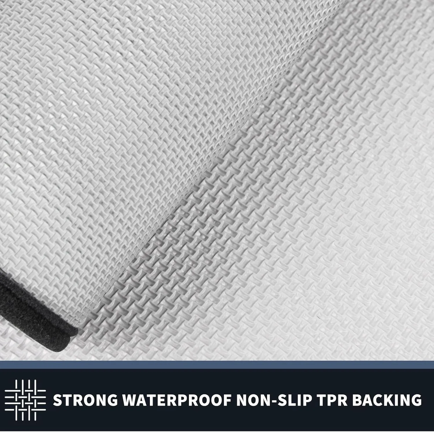PURRUGS Dirt Trapper Door Mat 34" x 60", Non-Slip/Skid Machine Washable Entryway Rug, Shoes Scraper, Area Rug, Super Absorbent Welcome Mat for Muddy Wet Shoes and Paws, Bluish Grey & Charcoal