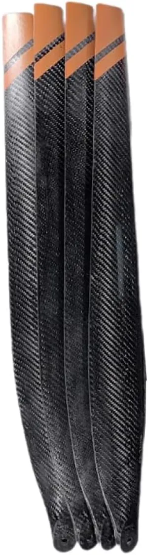 QWinOut 4pcs 5415 Carbon Fiber Nylon Paddle Folding Propeller for T40 T50 Drone Helicopter (5415 Carbon Fiber Clip)