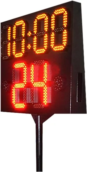 Race Timing Clock High Brightness Outdoor Waterproof Iron Box PCB Oil Price Board 8.888 Format Digital Gas Station Logo for Running Events Marathon Clim (8 Inch Scoreboard X)