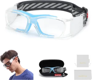 Racquetball Goggles Sports Glasses Basketball Football Protective Eyewear Anti Slip Shock Absorption Adjustable Strap