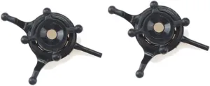 Razcus 2X Swashplate Set RC Helicopter Part For Razcus V966 V977 V988 V911S RC Quadcopter Parts - (Color: black)