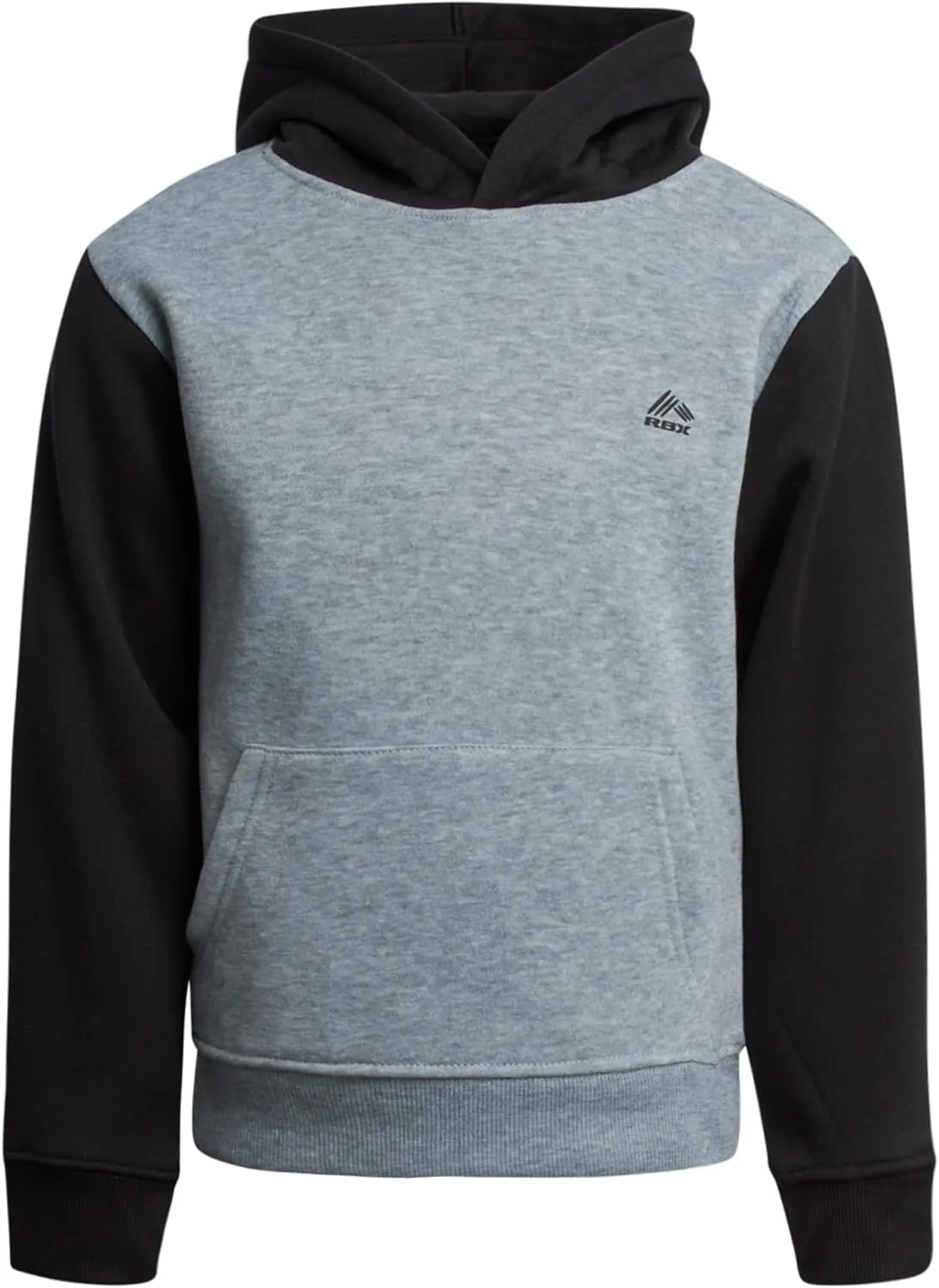 RBX Boys Active Jogger Set - 3 Piece Performance Fleece Sweatshirt, Jogger Sweatpants, T-Shirt - Activewear for Boys (2T-12)