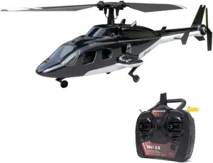 RC Helicopter for Adults, F150BL V3 Air-Wolf RC Helicopter Model with LED Lights, Outdoor Indoor Model Airplane Gift (RTF Version)