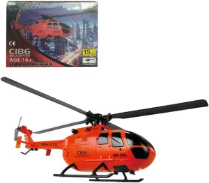 RC Helicopter Model, 2.4G RC 4CH BO105 Armed Helicopter Military Aircraft Model with USB Charger, Aircraft Model for KidsAdults (RTF/Orange), 23.5 x 7.1 x 8.1cm, 5ZB2603ZD4714VWXN