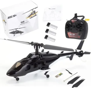 RC Helicopter Model, F150BL V3 Air - Wolf 2.4G 5CH Remote Control Simulation Helicopter Model with LED Lights, Military RC Aircraft Indoor Outdoor (RTF Version)