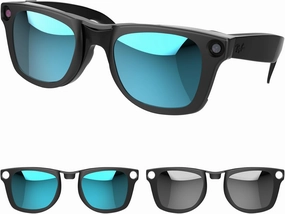 RCstyle Compatible With Ray-Ban Meta Wayfarer(Standard) Smart Glasses Color Changing Clip Set for Man and Woman 50-22 Size M