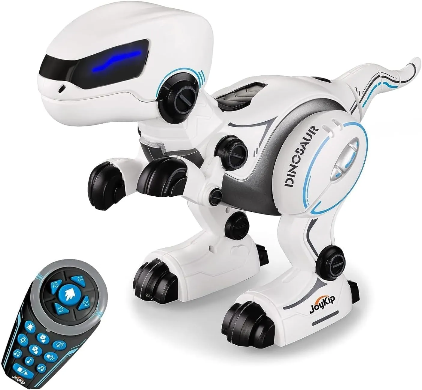 Remote Control Dinosaur RC Robot Smart Programmable T-Rex Toy for Kids - Walking Dancing Singing Roaring Dino Robots Toys with LED Lights Gift for Kids Age 3 4 5 6,7 